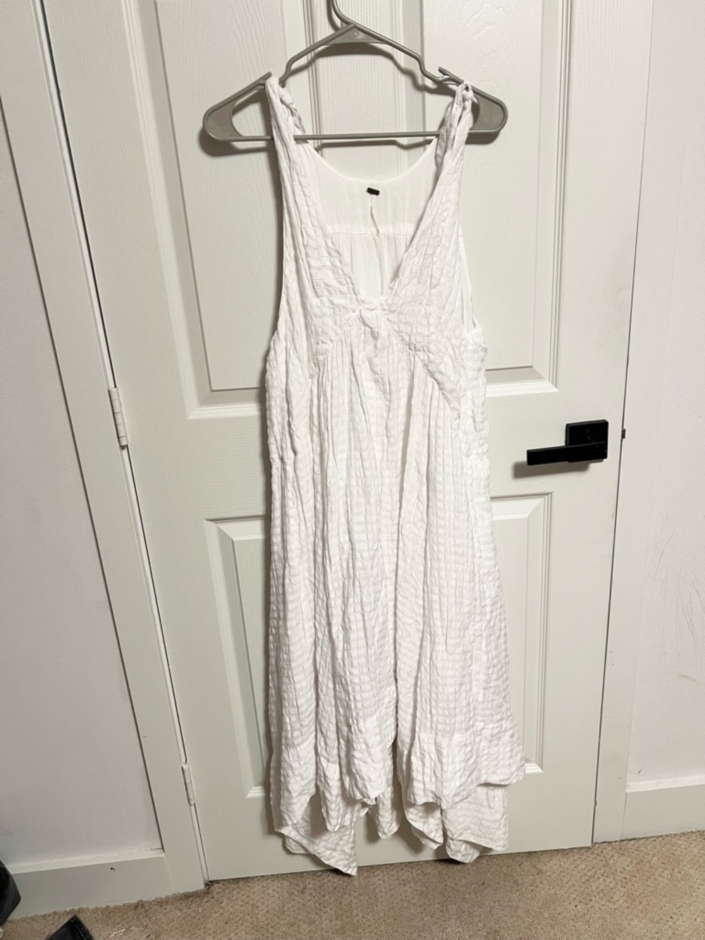Free People linen blend white Celine Dress - Picture 10 of 11